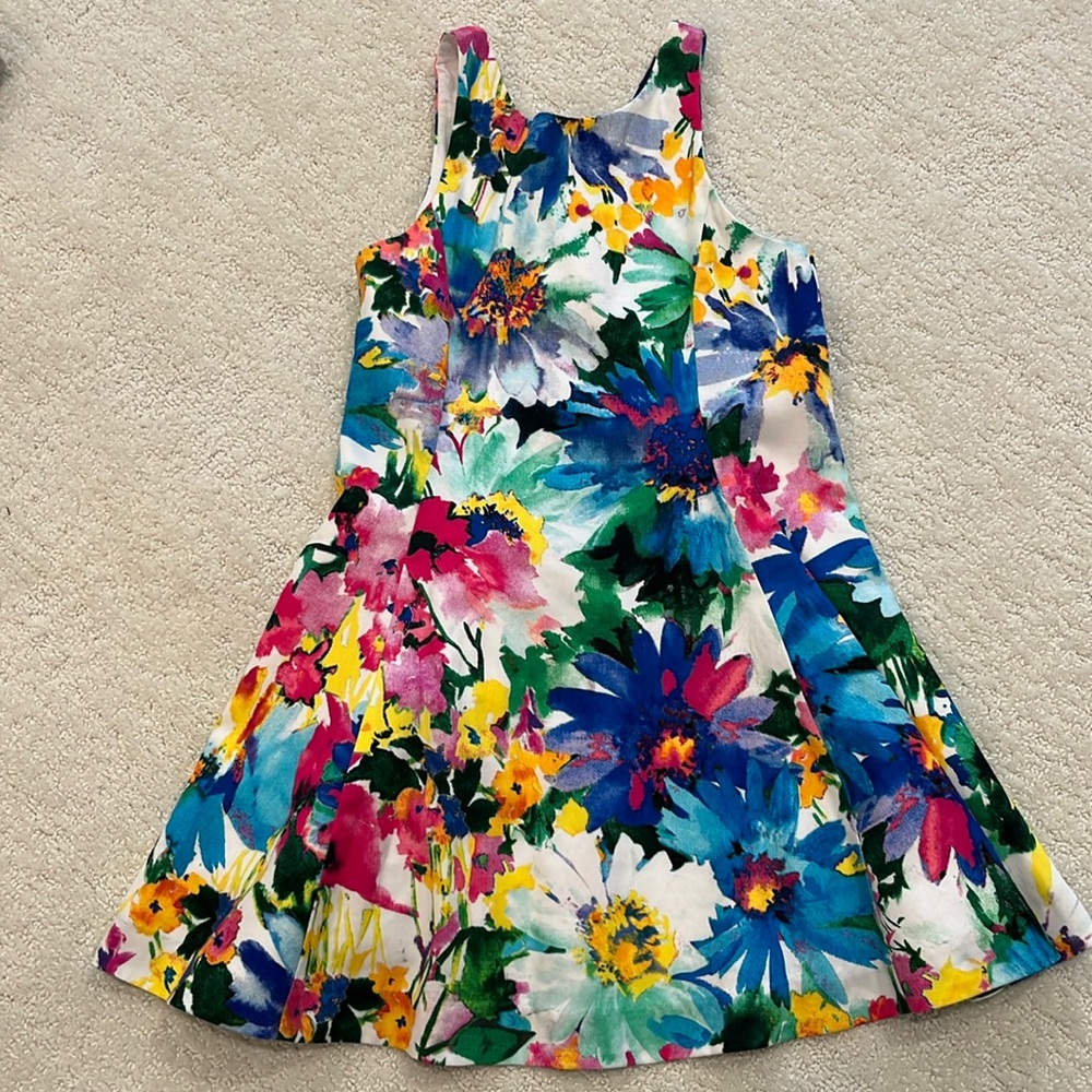 Polo Ralph Lauren colorful floral print dress 4T